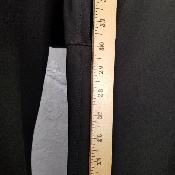 Betabrand Classic Dress Pant Yoga Petite 1X XL Bootcut Black Pull On Faux Pocket - Picture 13 of 15